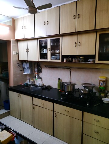 Kitchen in 3 BHK Apartment at Shivalaya Tower, Kandivali East – for Sale