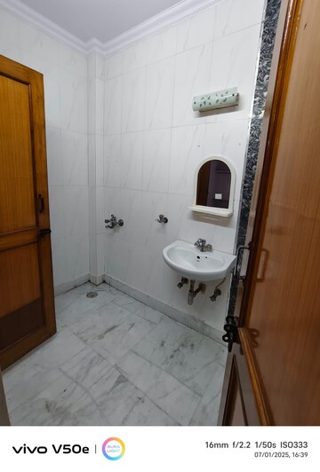 Bathroom in 3.5 BHK Builder Floor at Rajouri Garden – for Rent