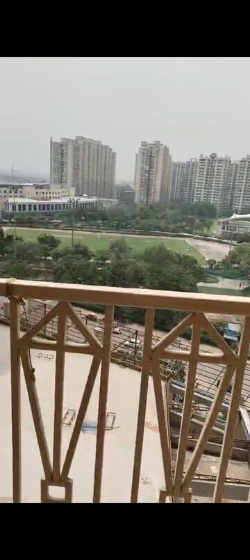 Balcony in 3 BHK Apartment at Antriksh Golf Link, Sector 1 Greater Noida – for Rent