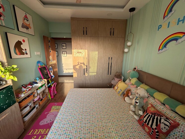 Bedroom, romell-aether 2 Bedroom 713 Sq.Ft. Apartment In Goregaon East Mumbai 8930379