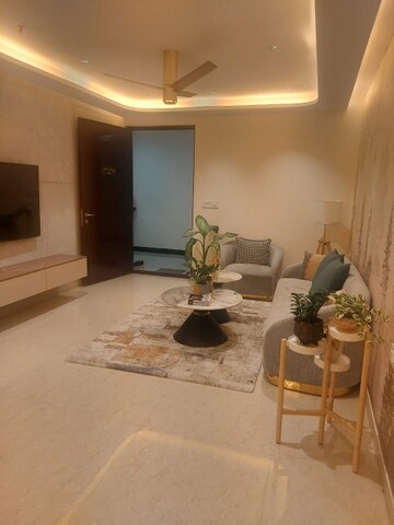 Living Room in 3 BHK Apartment at Aurobindo The Regent, Kondapur – for Sale