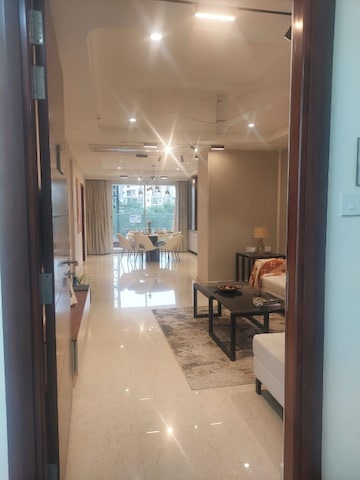 Living Room in 3 BHK Apartment at Aurobindo The Regent, Kondapur – for Sale