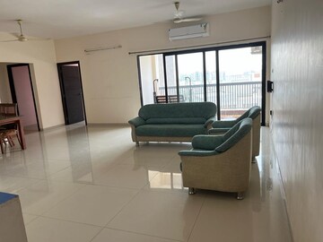 Living Room in 3 BHK Apartment at Shyamal – for Rent