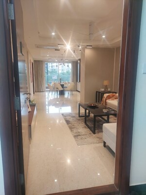 Living Room in 3 BHK Apartment at Aurobindo The Regent, Kondapur – for Sale