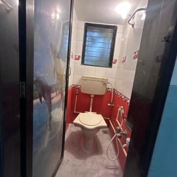 Bathroom in 1 BHK Apartment at Nagvekar Apartments, Ashok Nagar – for Rent