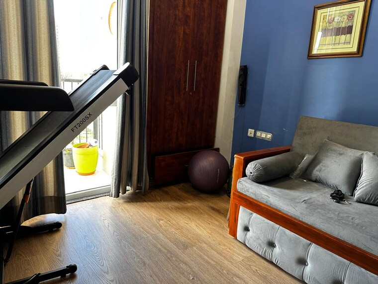 Living Room, prateek-wisteria 3.5 Bedroom 1735 Sq.Ft. Apartment In Sector 77 Noida 8930514