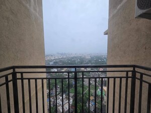 Balcony in 3 BHK Apartment at Ideal Aquaview, Mahish Bathan – for Sale