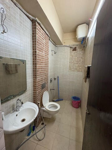 Bathroom in 3 BHK Apartment at Emami City, Golpark – for Rent