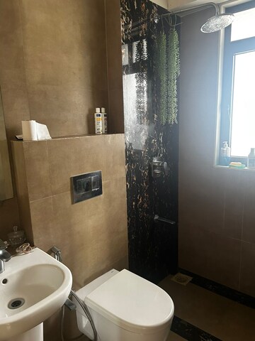 Bathroom in 2 BHK Apartment at MS Courtyard, Santacruz East – for Rent