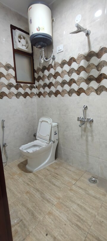 Bathroom in 2 BHK Builder Floor at Chattarpur – for Rent