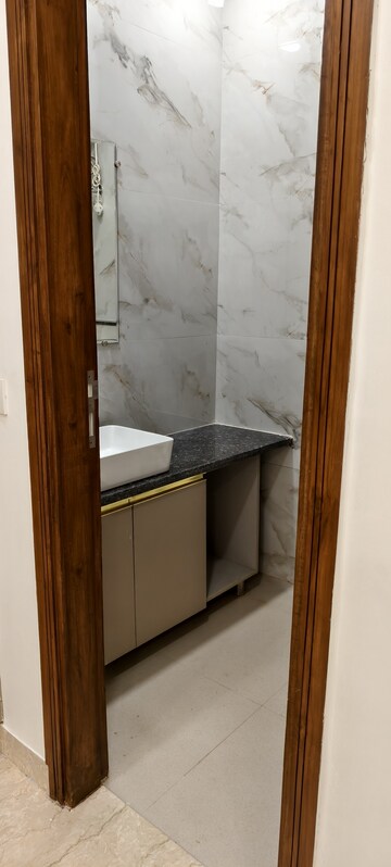 Bathroom in 2 BHK Builder Floor at Lajpat Nagar – for Rent