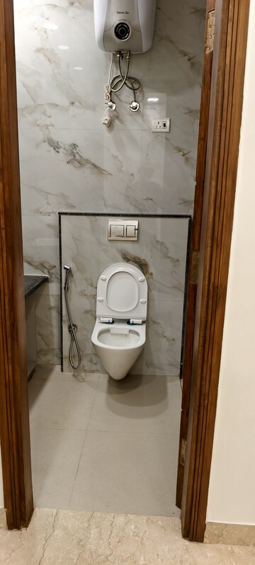 Bathroom in 2 BHK Builder Floor at Lajpat Nagar – for Rent