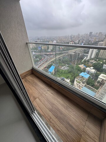 Balcony in 2 BHK Apartment at Ashar Axis, Majiwada – for Rent