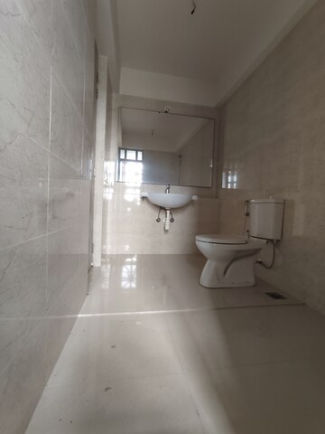 Bathroom in 3 BHK Apartment at Hiranandani Fortune City, New Panvel – for Rent