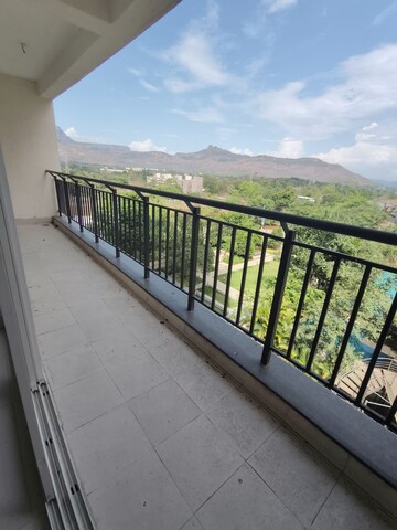 Balcony in 3 BHK Apartment at Godrej City, Poyanje – for Rent