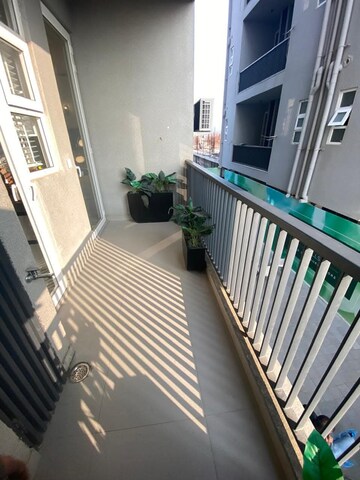 Balcony in 2.5 BHK Builder Floor at Smart World Gems, Sector 89 – for Rent