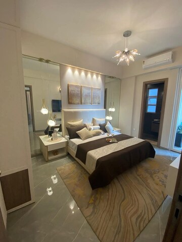 Living Room in 2.5 BHK Builder Floor at M3M Soulitude, Sector 89 – for Rent