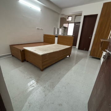 Living Room in 1 RK Builder Floor at AIHP Palms, Udyog Vihar – for Rent