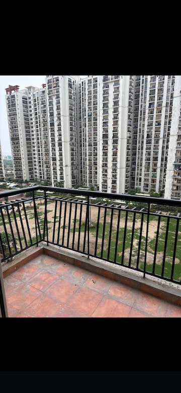 Balcony in 3 BHK Apartment at Antriksh Golf View, Sector 78 – for Rent
