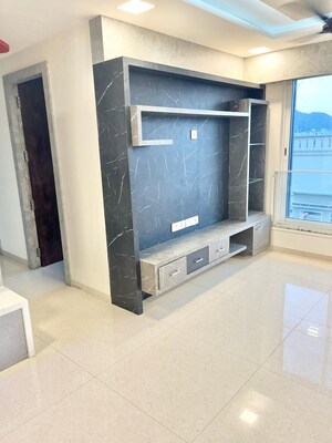 Living Room in 4 BHK Apartment at Courtyard by Narang Realty and The Wadhwa Group, Pokhran Road No Two – for Sale