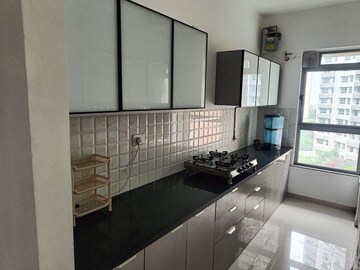 Kitchen in 2 BHK Apartment at Kalpataru Immensa, Kolshet Road – for Rent