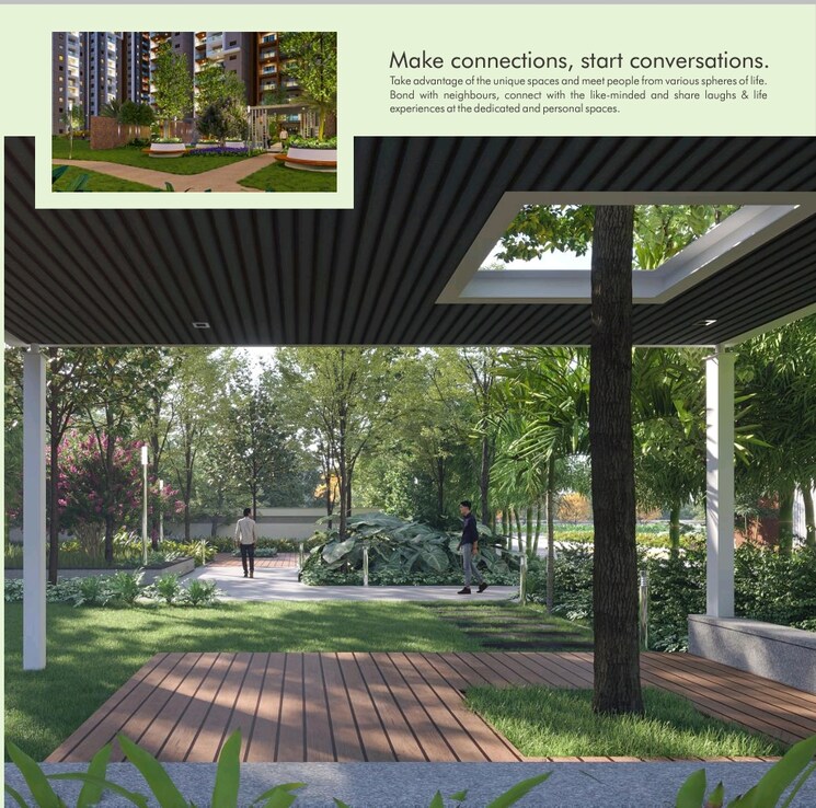 Garden, pavani-mirabilia 2 Bedroom 1050 Sq.Ft. Apartment In Whitefield Bangalore 8930955