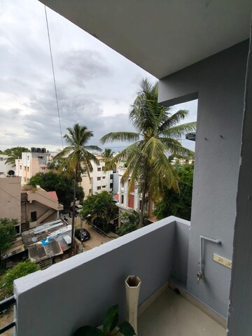 Balcony in 3 BHK Apartment at Silver Oak Enclave, Sahakara Nagar – for Rent