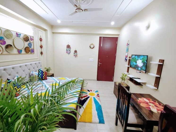 Bedroom, sector 27 1 RK 450 Sq.Ft. Builder Floor In Sector 27 Gurgaon 8930979