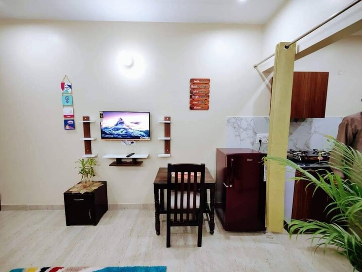 Living Room, sector 27 1 RK 450 Sq.Ft. Builder Floor In Sector 27 Gurgaon 8930979