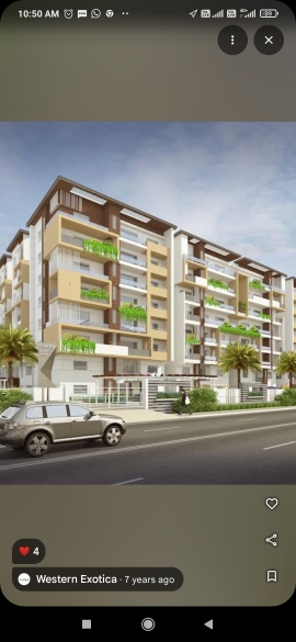 3 BHK + Pooja Room Apartment For Rent in Western Exotica