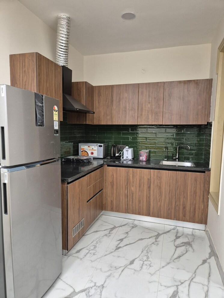 Kitchen, sector 42 1 Bedroom 540 Sq.Ft. Builder Floor In Sector 42 Gurgaon 8931014