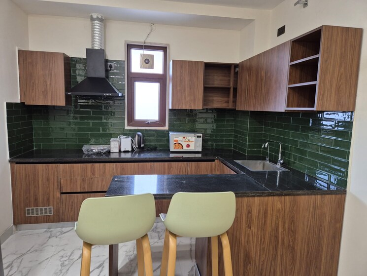 Kitchen, sector 42 1 Bedroom 450 Sq.Ft. Builder Floor In Sector 42 Gurgaon 8931033