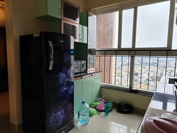 Kitchen in 1 BHK Apartment at Pashmina Waterfront, Old Madras Road – for Rent