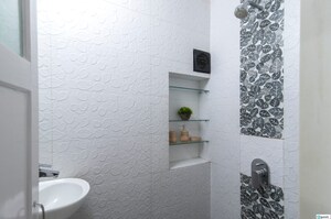 Bathroom in 1 BHK Apartment at Lalani Grandeur, Goregaon East – for Sale
