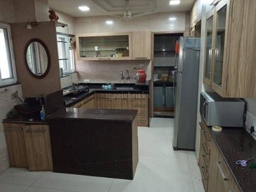 Kitchen in 3 BHK Apartment at Woodland Avenue, Kothrud – for Rent