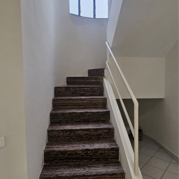 Staircase in 3 BHK Independent House at La Chapelle, Someshwarwadi – for Rent