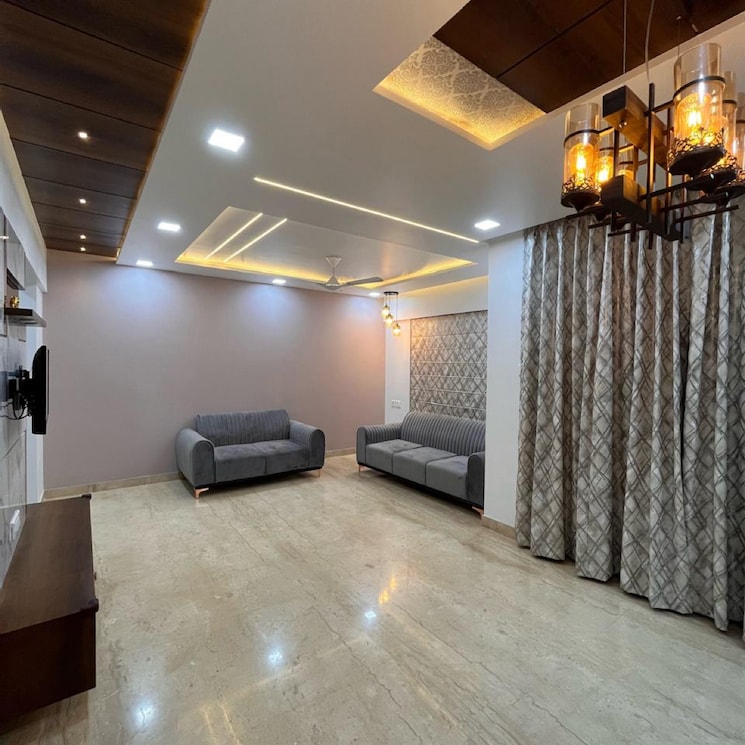 Living Room, paranjape-schemes-crystal-towers 2 Bedroom 1005 Sq.Ft. Apartment In Someshwarwadi Pune 8931188