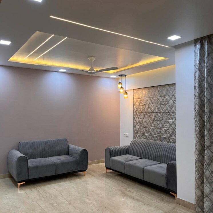 Living Room, paranjape-schemes-crystal-towers 2 Bedroom 1005 Sq.Ft. Apartment In Someshwarwadi Pune 8931188