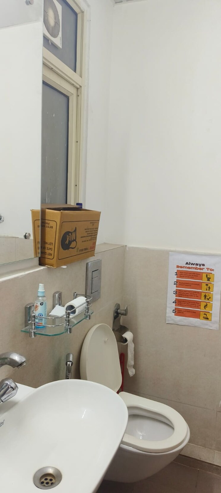 Washroom, green park extension Commercial Office Space 1800 Sq.Ft. In Green Park Extension Delhi 8931172
