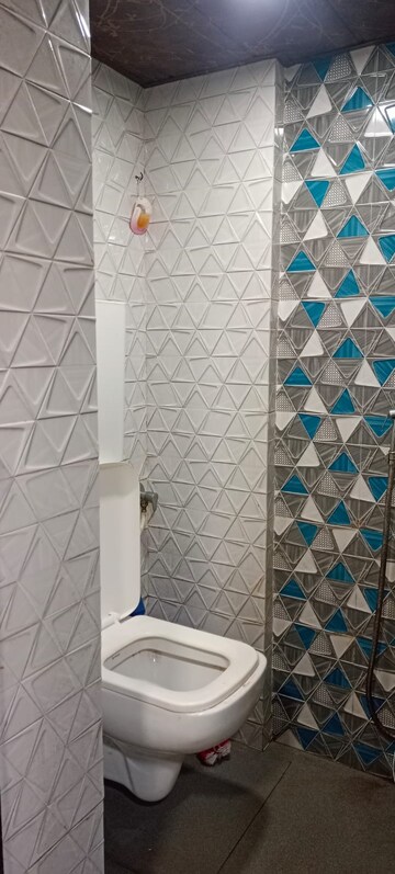 Bathroom in 1 BHK Apartment at Siddhi Prabha CHS, Prabhadevi – for Rent