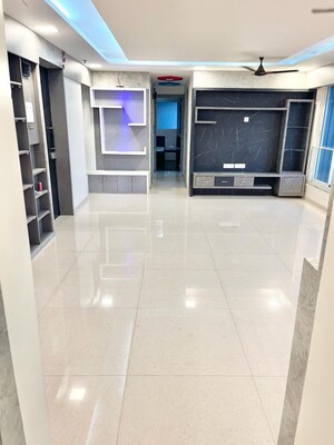 Staircase in 4 BHK Apartment at Courtyard by Narang Realty and The Wadhwa Group, Pokhran Road No Two – for Sale