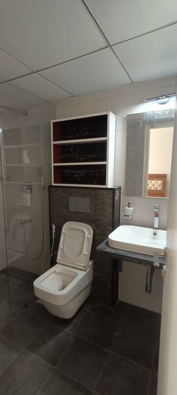 Bathroom in 2 BHK Apartment at Casagrand Boulevard, Hennur Road – for Rent