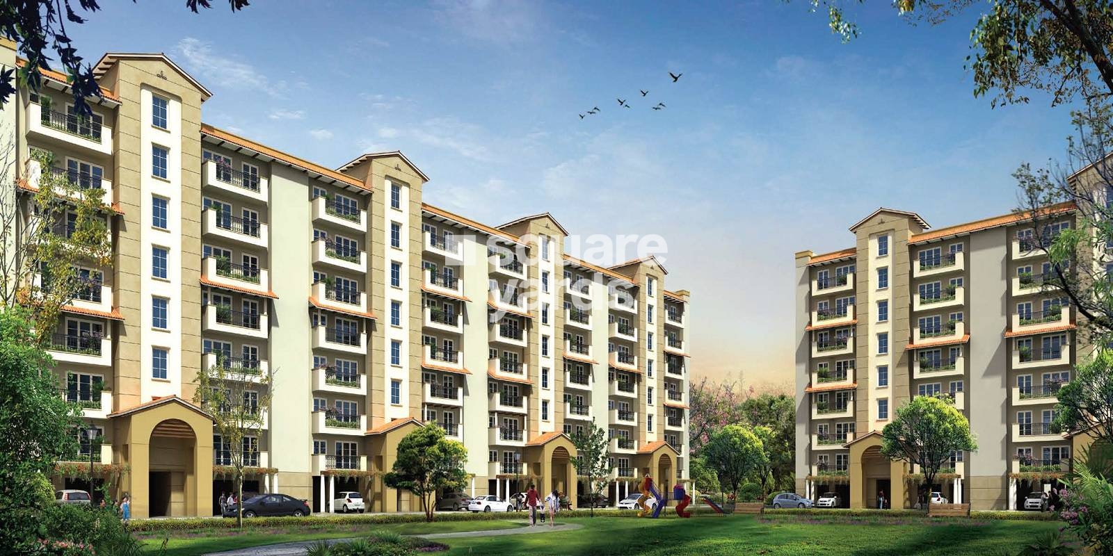 3.5 BHK + Servant Room 1450 Sq.Ft. Apartment in Emaar Palm Hills