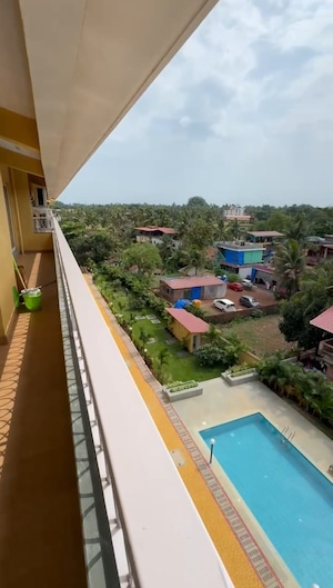 Balcony in 3 BHK Apartment at Candolim – for Sale
