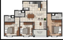 3 BHK Apartment For Sale in Brigade Cornerstone Utopia