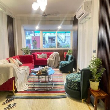 Living Room in 3 BHK Builder Floor at Sector 48 – for Rent