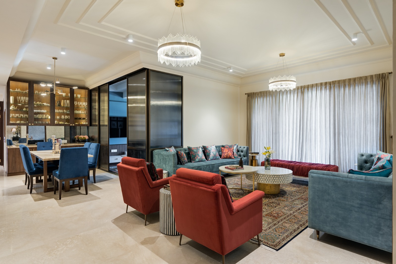 4 BHK + Servant Room 3027 Sq.Ft. Apartment in Prestige Leela Residency