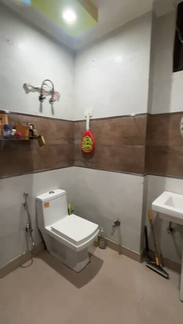 Bathroom in 2 BHK Builder Floor at Mehrauli – for Rent
