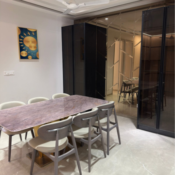 Living Room in 3 BHK Apartment at Aerocity – for Sale