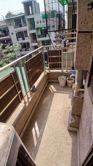 Balcony in 3 BHK Apartment at Zakir Nagar – for Sale